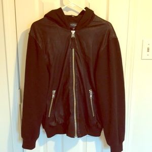 Mackage Jersey and Leather Jacket